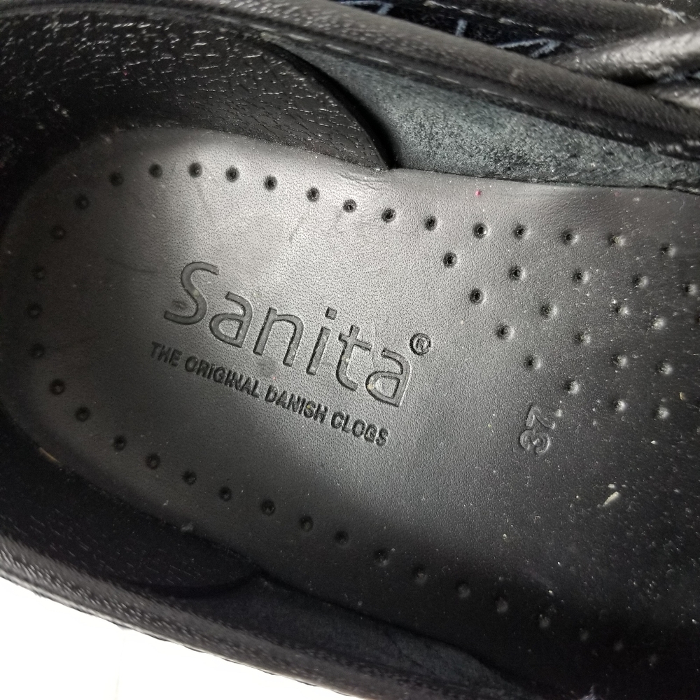 Sanita The Original Danish Clog Blue Suede - Picture 6 of 8